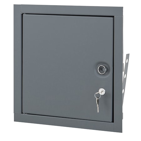 Fire Rated Access Door, 18x18, Prime Coat W/ Cylinder Lock